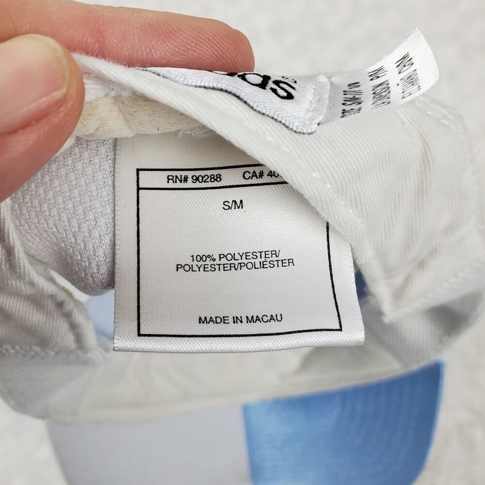 Adidas Fitted Colorblock Cap Blue White Size Small - Picture 8 of 9